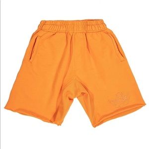 Boys Lie Orange Sweat Shorts